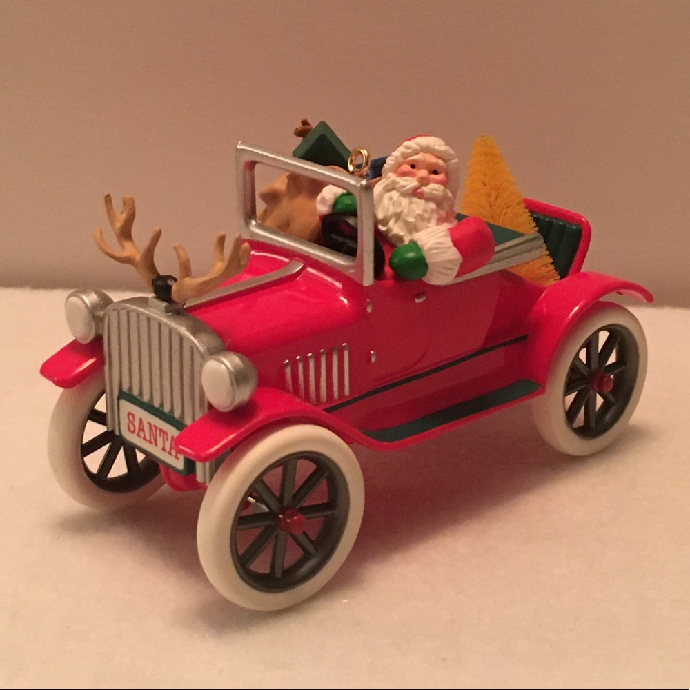 Hallmark Ornament - Santa's Antique Car